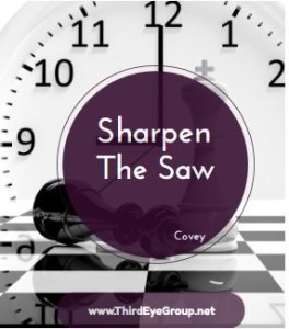 Habit 7-Sharpen The Saw