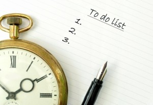 To-Do List and Pocket Watch