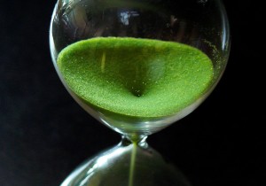 hourglass green sand